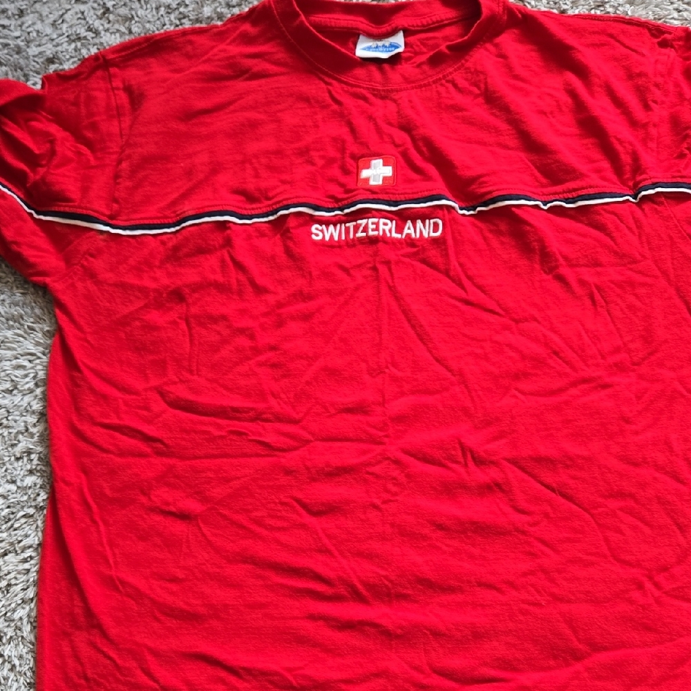 Ursula of Switzerland Red Short Sleeve Tee